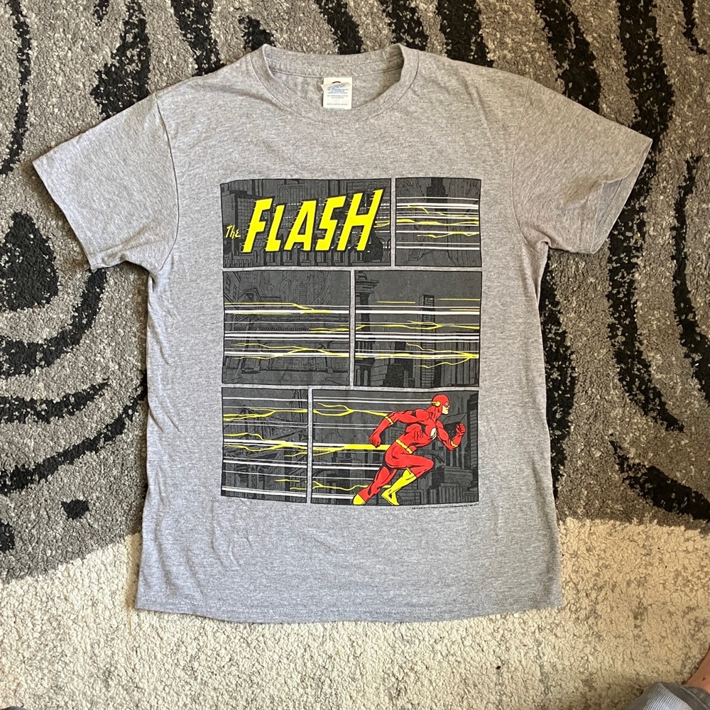 Delta Gray Crew Neck T-Shirt
